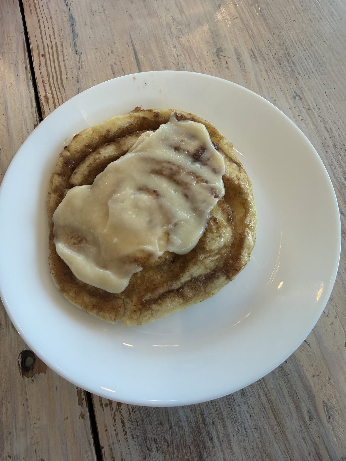 Cinnamon Roll Pancakes