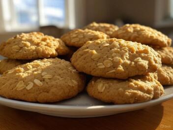 Big Soft Oatmeal Cookies
