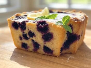 Bursting Blueberry Lemon Cake