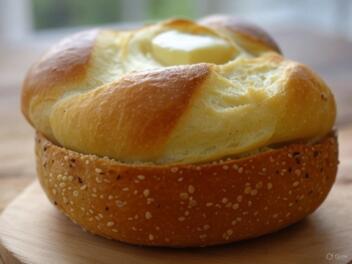 Salted Honey Butter Parker House Rolls