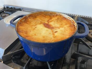 Dutch Oven Lasagna