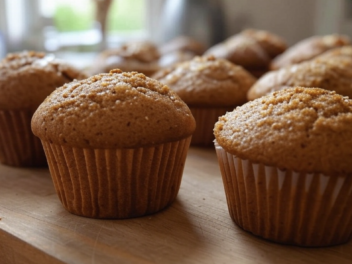 Whole Grain Honey Bran Muffins