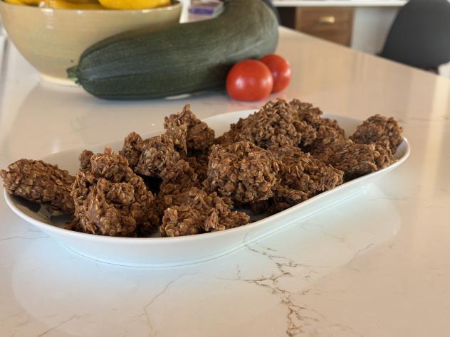 Raggedy Robins, Gorilla Poops, No-bake Cookies - 